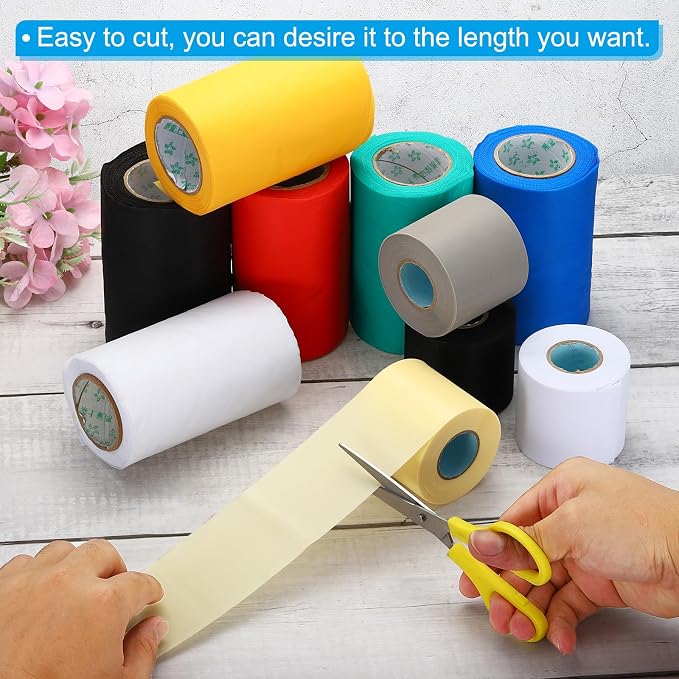PATIKIL 2.4" x36.1ft Pipe Wrapping Tape, 2 Pack PVC Duct Tape Pipes Insulation - Image 4