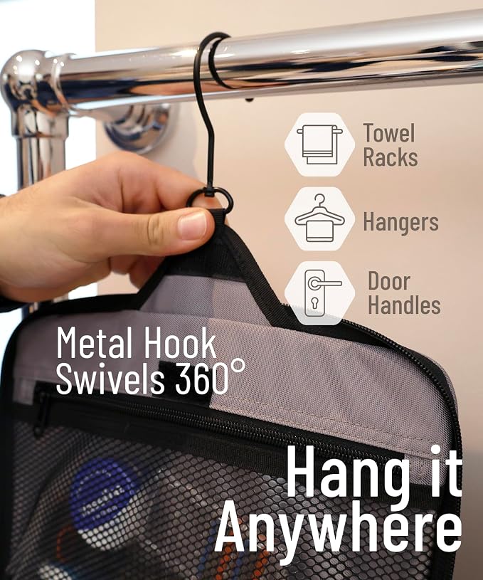 DD D&D Wanderlust D&D Hanging Travel Toiletry Bag - Image 5
