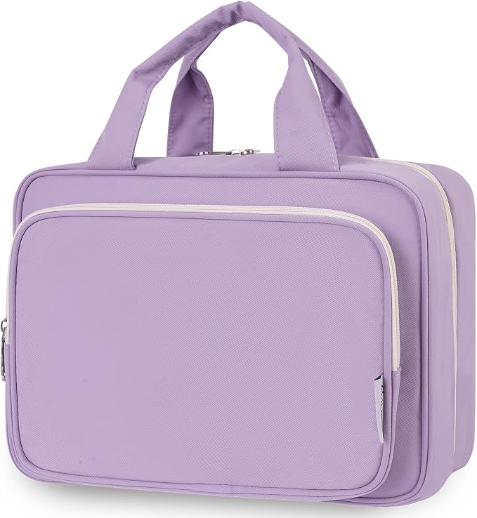 Narwey Travel Toiletry Bag for Women Large Hanging Makeup Bag Organizer by Narwey