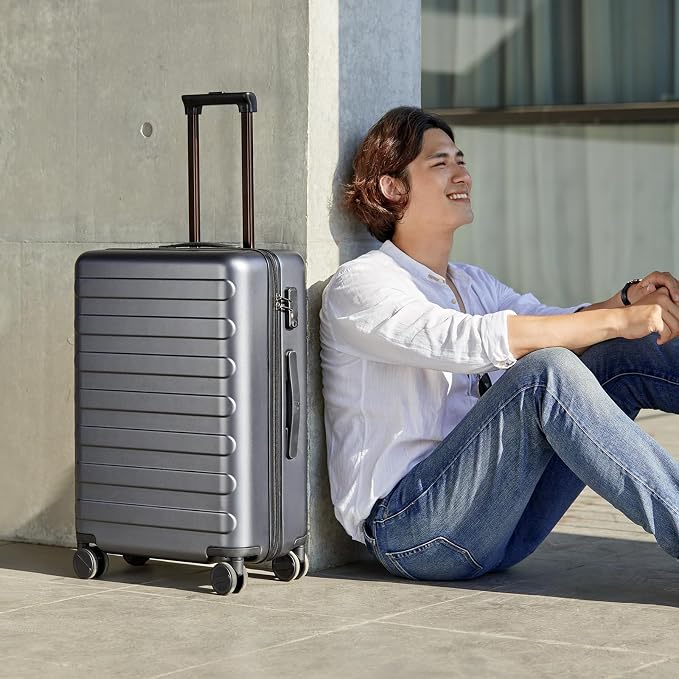 NINETYGO Medium Checked Luggage 24 Inch, Checking In Luggage - Image 4