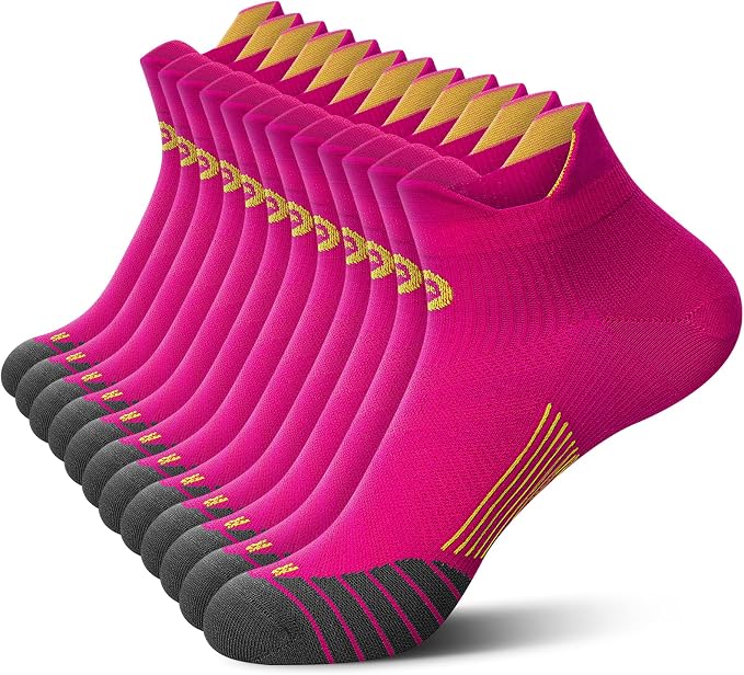 PAPLUS Ankle Compression Sock for Men and Women 2/4/6 Pairs, Low Cut by PAPLUS