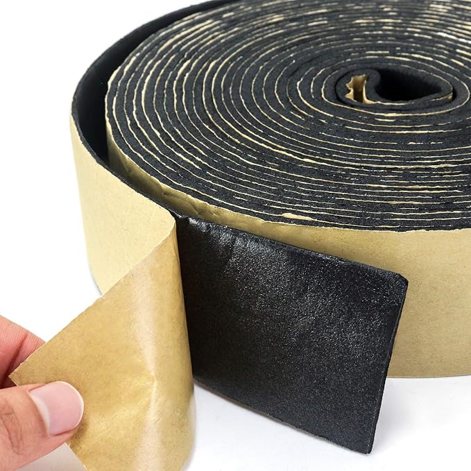 QWORK Pipe Wrap Insulation, Waterproof Foam Insulation Tape Adhesive - Image 8