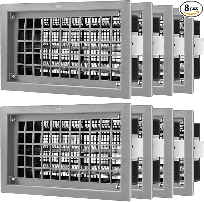Crawl Space Foundation Vent Cover Automatic 8x16 Inch by Unknown