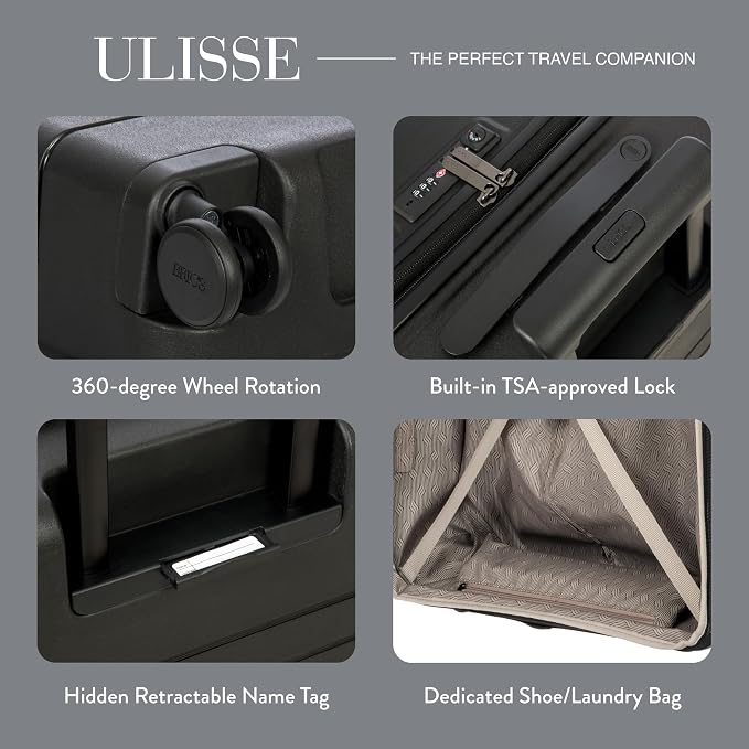 Bric's B|Y Ulisse Spinner Suitcase, Expandable Hard Shell Luggage - Image 4