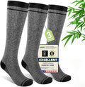 Compression Socks Women & Men, 15-20 mmHg Bamboo Viscose Knee High Soft Support by Unknown