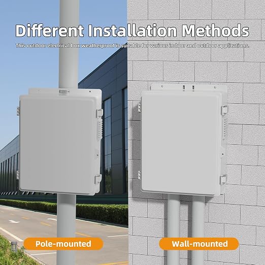 Joinfworld Vented Outdoor Electrical Box 16x11x6 | Waterproof, Nema Enclosure - Image 6