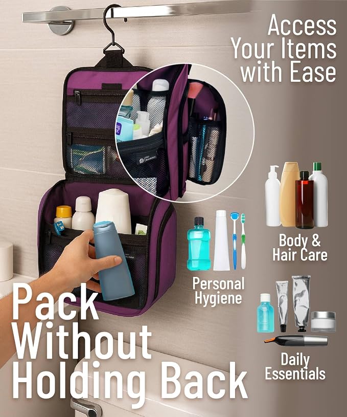DD D&D Wanderlust D&D Hanging Travel Toiletry Bag - Image 5