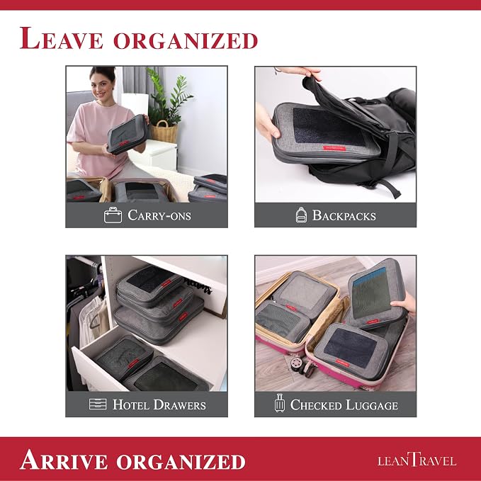 LeanTravel Compression Packing Cubes - Image 8