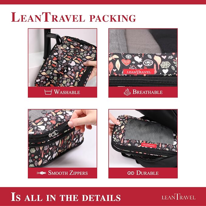 LeanTravel Compression Packing Cubes - Image 8