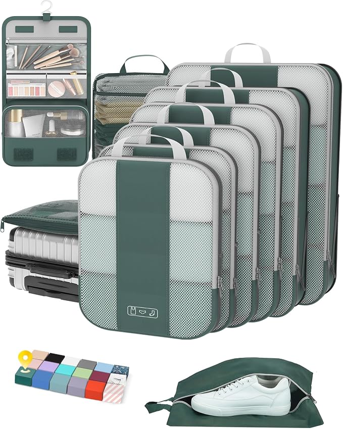 10 Set Compression Packing Cubes by OlarHike