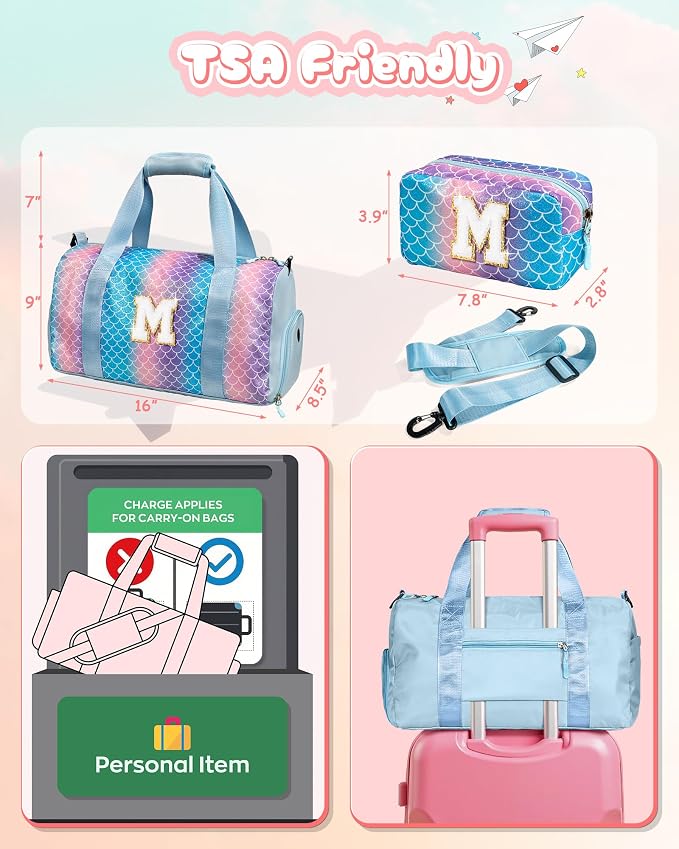 Dorm Room Essentials for Girls-Girl Gym Bag - Image 3