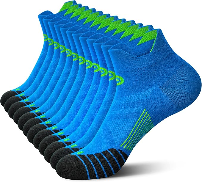 PAPLUS Ankle Compression Sock for Men and Women 2/4/6 Pairs, Low Cut by PAPLUS