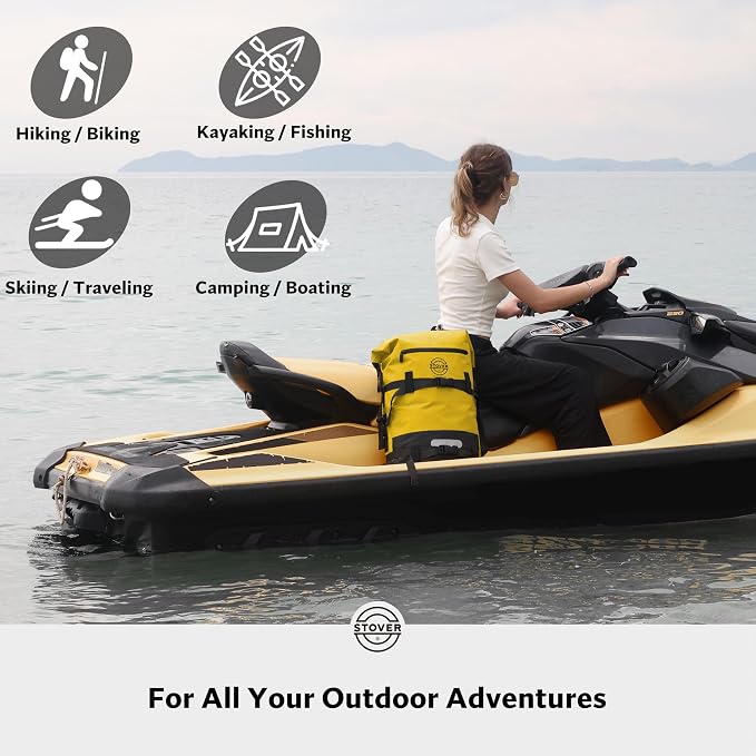 STOVER 5/10/25/30/40/55L Waterproof Backpack- Floating Dry Bag - Image 9