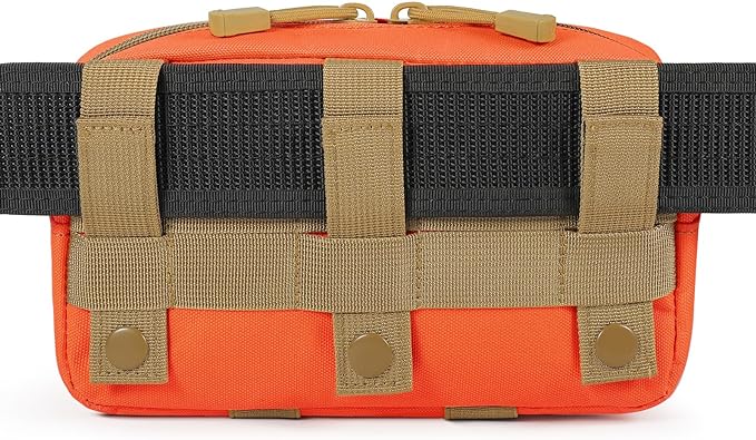 Tactical Molle Admin Pouch Utility Laser Cut EDC Tool Pouch Bag Horizontal - Image 2