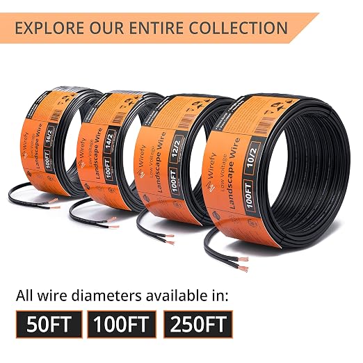 Wirefy 16/2 Low Voltage Landscape Wire 50 ft | Low Voltage Landscape Lighting - Image 7