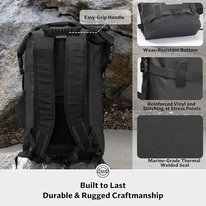 STOVER 5/10/25/30/40/55L Waterproof Backpack- Floating Dry Bag - Image 6
