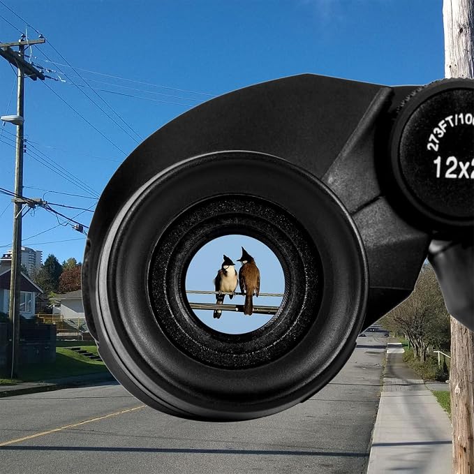 Occer 12x25 Compact Binoculars for Adults and Kids, Large Eyepiece Waterproof - Image 5