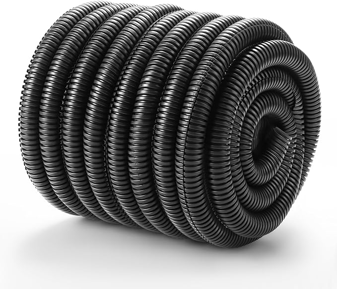 Wire Loom 1/4 inch 33ft, Split Loom, Outdoor Cord Protector | Flexible Wire by YCLYC