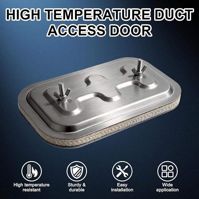 18" x 14" High Temperature Grease Duct Access Door - Image 4