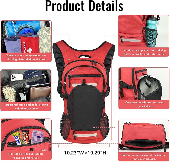 Zavothy 18L Multipurpose Hiking Backpack - Image 5