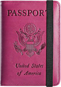 Passport Holder Cover Wallet Travel Essentials RFID Blocking Leather Card Case by PASCACOO