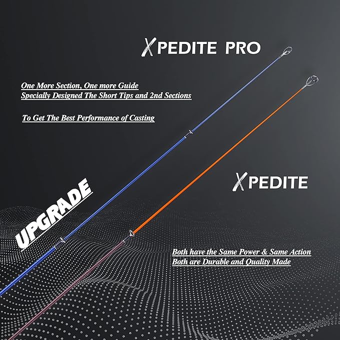 EOW XPEDITE PRO Portable Telescopic Casting and Spinning Fishing Rods, 24T - Image 3