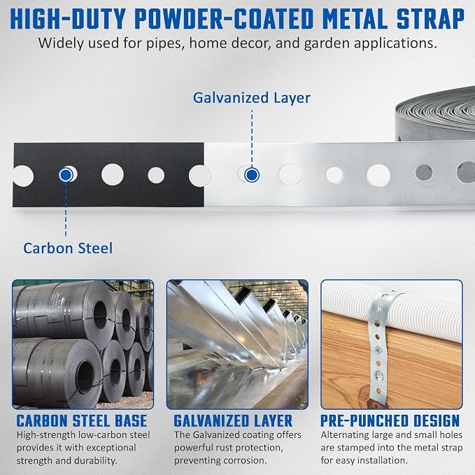 Galvanized 3/4-Inch X 100-Feet Metal Strapping - Image 3