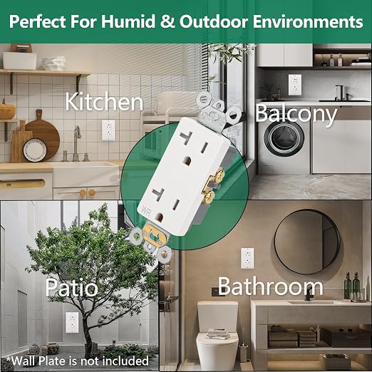 Wengart 20 Amp Weather Resistant Outlet - Image 9