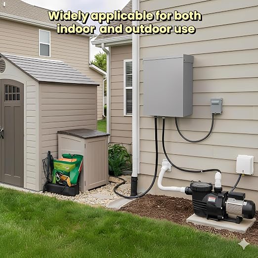 16x12x6 Metal Outdoor Electrical Box, IP66 Waterproof Lockable Enclosure | - Image 5