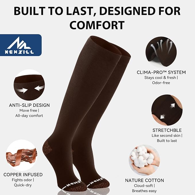 NEWZILL Copper Compression Socks - Image 5