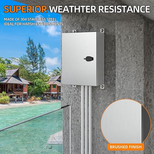 Stainless Steel Enclosure, IP65 Waterproof Electrical Box - Image 3
