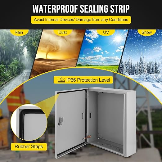 Garvee Outdoor Electrical Box, NEMA 4X Electrical Enclosure Box IP66 Waterproof - Image 5