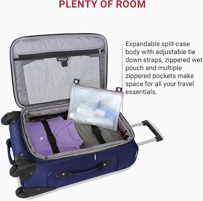 SwissGear Sion Softside Expandable Luggage – Carry-On Suitcase - Image 5