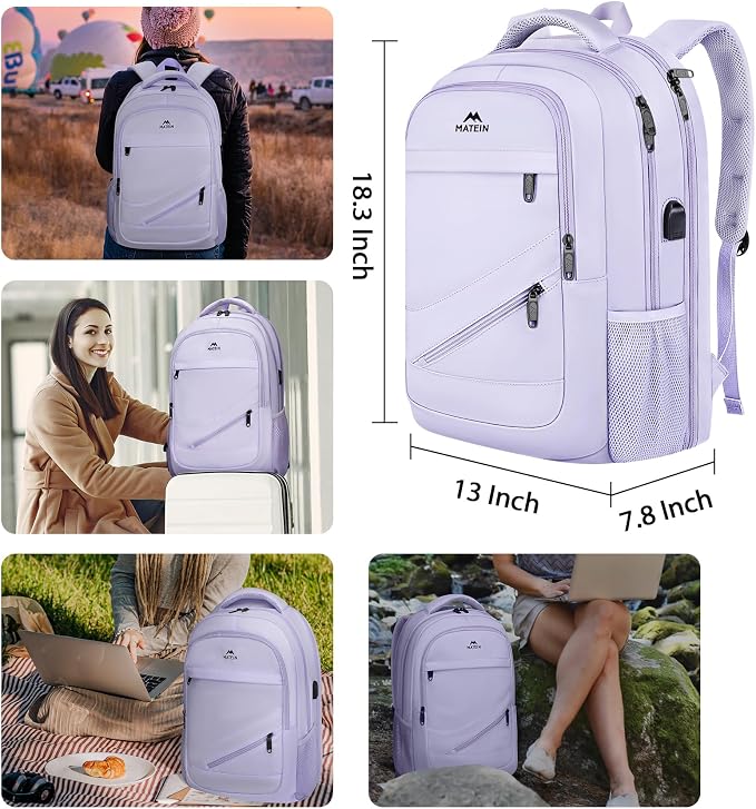 MATEIN Large 17 Inch Laptop Backpack - Image 10