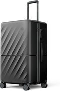NINETYGO Trunk Luggage 26 Inch, Medium Checked Luggage by NINETYGO