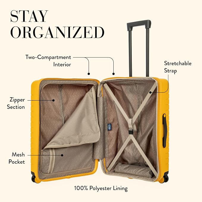 Bric's B|Y Ulisse Spinner Suitcase, Expandable Hard Shell Luggage - Image 3