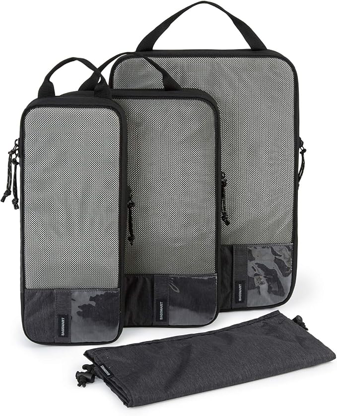 BAGSMART 6 Set /4 Set/2 Set Compression Packing Cubes by BAGSMART