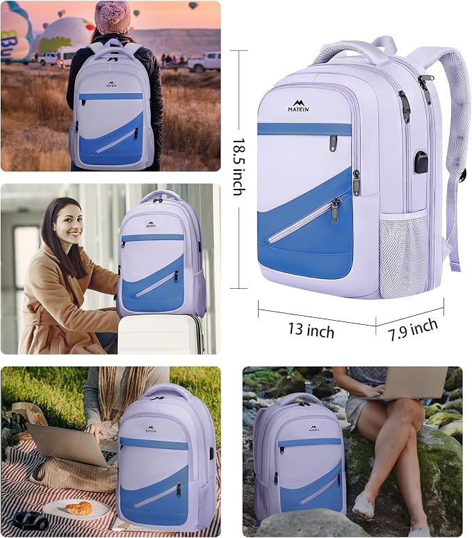MATEIN Womens College Backpack, Stylish Casual Bag - Image 4