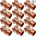 Copper Press Fittings 12pk, 3/4" Press x 3/4"NPT Copper Press Male Adapter | by JIANBENKJ