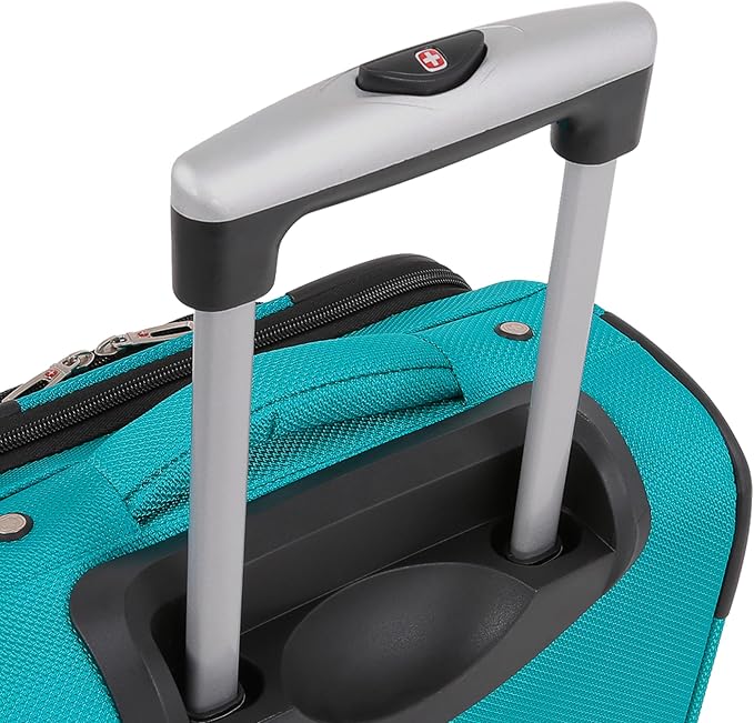 SwissGear Sion Softside Expandable Luggage – Medium Checked Suitcase - Image 8