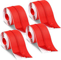 XunYee 4 Roll 7 ft x 3 Inches Red Containment Zipper by XunYee
