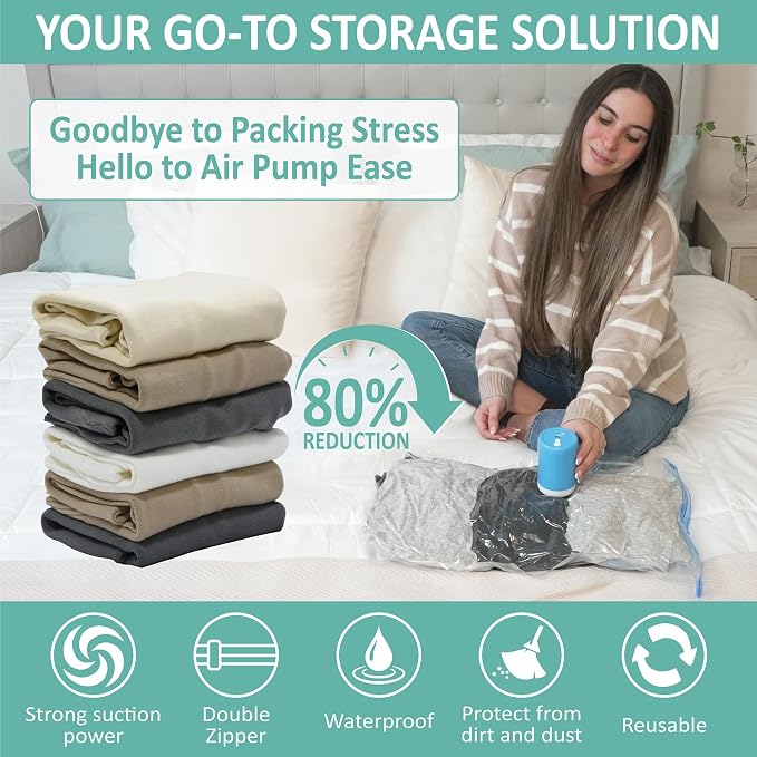 Cozy Essential Travel Vacuum Clothes Bags - Image 2