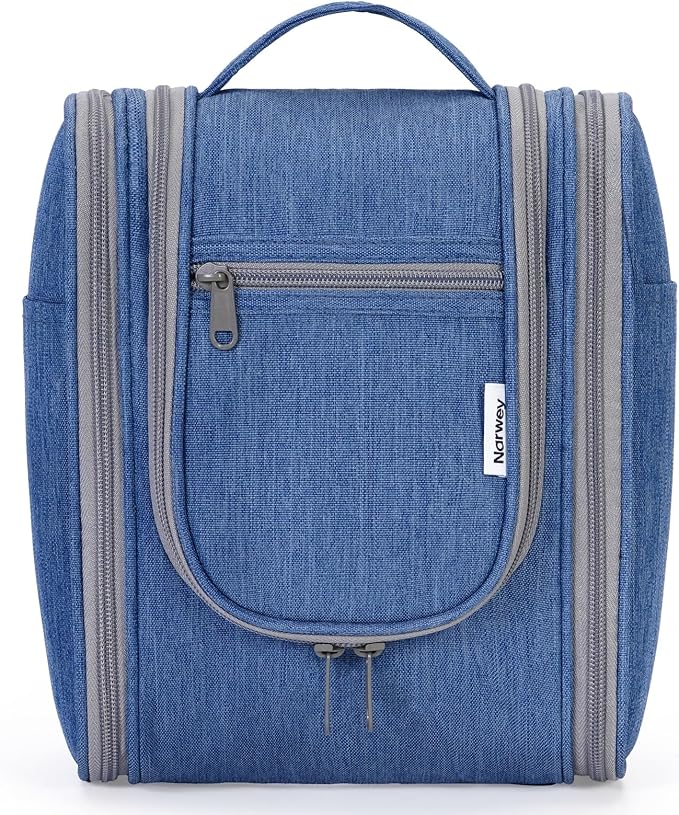 Narwey Small Hanging Travel Toiletry Bag Cosmetic Make up Organizer by Narwey