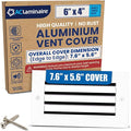 6x4 Aluminum Wall Ceiling Air Return Vent Cover HVAC Rustproof Grille by ACLAMINAIRE