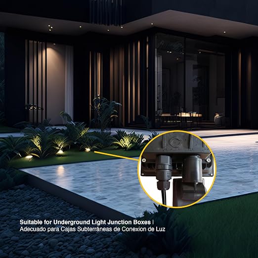2pcs Waterproof Flood Light Junction Box Underground IP65 Electrical Outdoor - Image 8