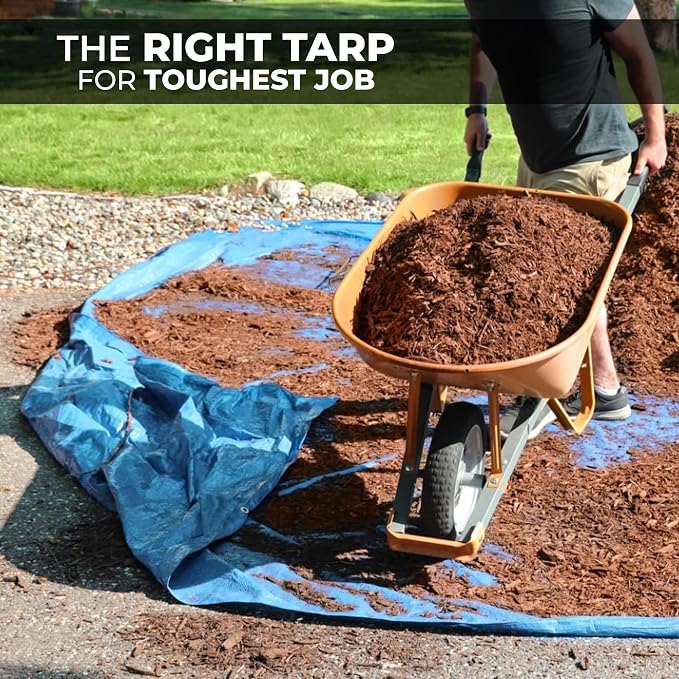Tarps Heavy Duty Waterproof 16x20-12 mil Thick Camping Tent - Image 7