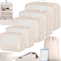 BAGAIL 9 Set Packing Cubes Luggage Packing Organizers by BAGAIL