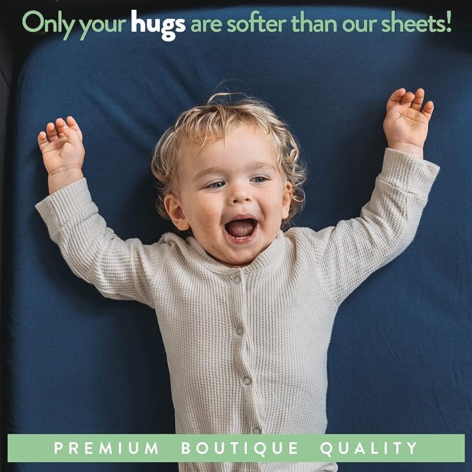 Baby Bjorn, Guava Lotus Travel Crib Sheets 24 x 42 Inch Mattress Snuggly Soft - Image 5