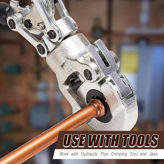 Therwen 10 Pcs Copper Pipe Press Fittings, 3/4 Inch Coupling - Image 4