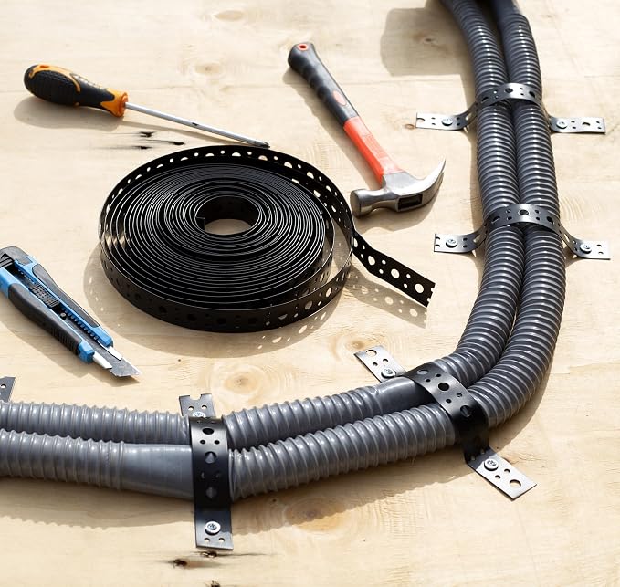 Black 1 Inch x 50FT Metal Strapping - Image 5